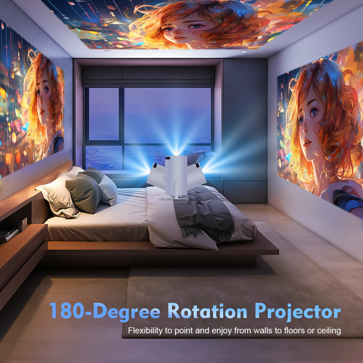 Magcubic Projector HY300 Pro 4K Android 11 1280*720P